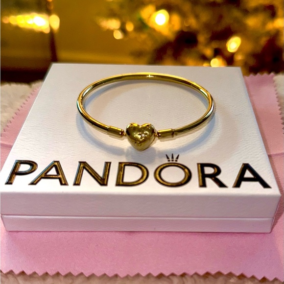 Pandora Gold Plated Rose Bracelet - Picture 2 of 4